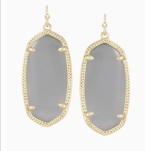 Kendra Scott Elle Gold Drop Cats Eye Earrings